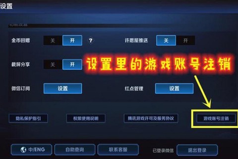 王者荣耀怎么永久注销