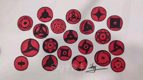 火影忍者写轮眼怎么画[图2]
