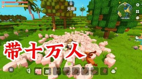 迷你世界用什么引猪