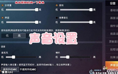 绝地求生怎么设置声音[图1]