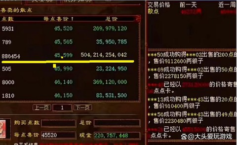大话西游2怎么卖点卡