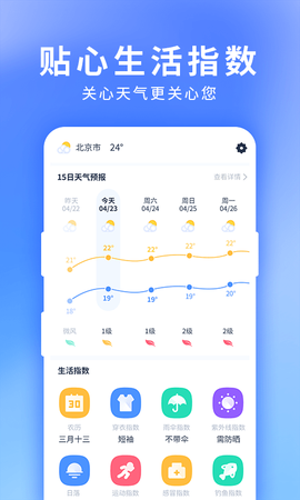 星晴天气图1