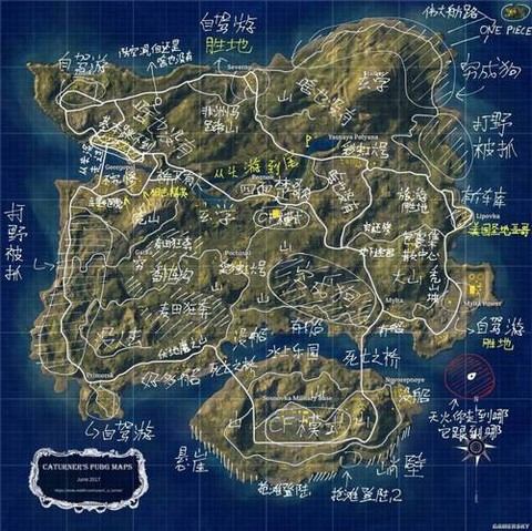 绝地大逃杀怎么开地图