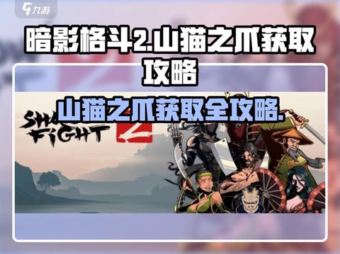 暗影格斗二山猫怎么打