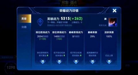 王者荣耀英雄战力怎么看[图1]