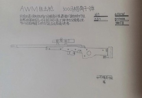 生死狙击的枪怎么画