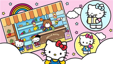 凯蒂猫超市小镇图2