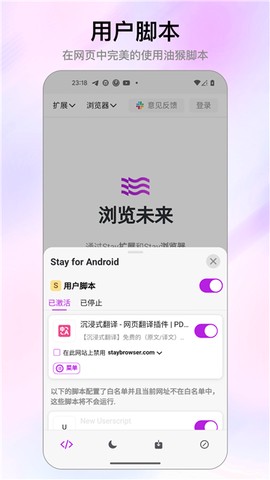 Stay浏览器截图1