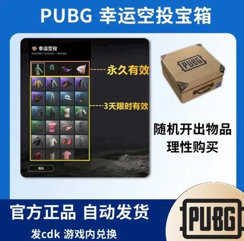绝地求生箱子如何购买