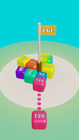 旋转的2048截图3