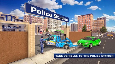 警察拖车驾驶模拟器截图3