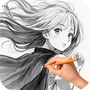 素描画画