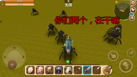 迷你世界怎么驯蜘蛛