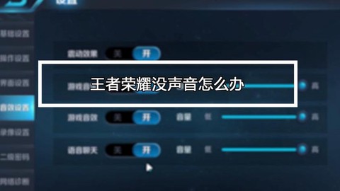 王者荣耀怎么不能语音[图2]