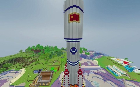 我的世界怎么造火箭