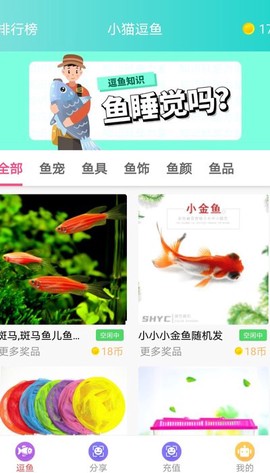 小猫逗鱼图3