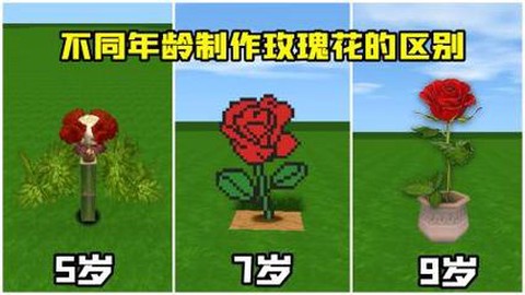 迷你世界玫瑰花怎么做[图1]