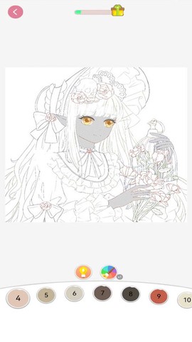 二次元数字填色图2