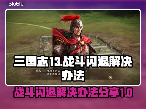 三国志13怎么很卡