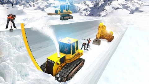 雪山挖掘机模拟器图3