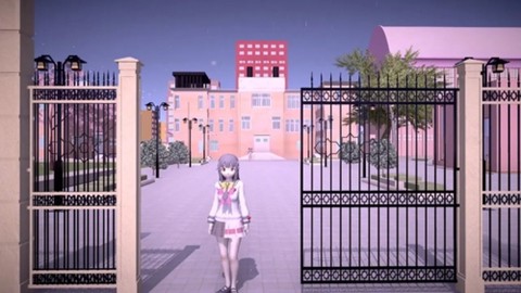 樱花校园粉色少女图2