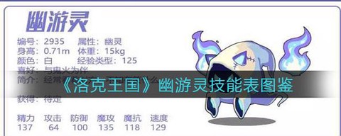 洛克王国什么克幽灵