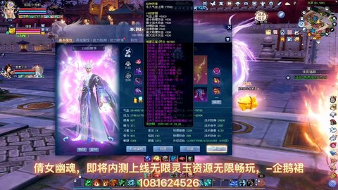 倩女幽魂测试服是什么