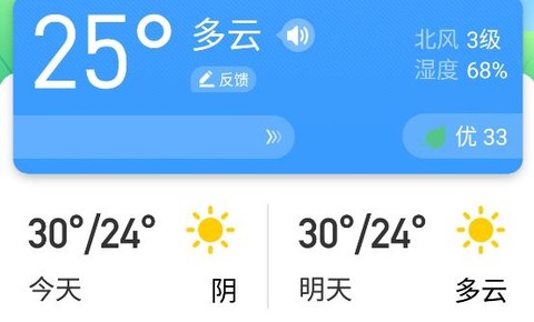 新晴城市天气[图1]