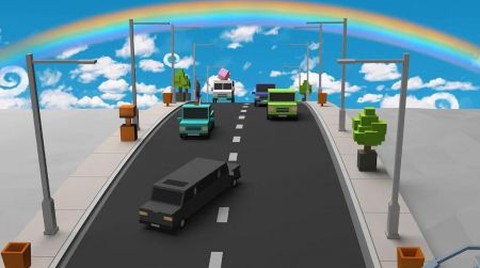 疯狂的汽车道路图2
