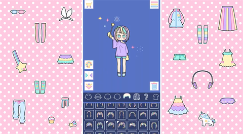 粉彩女孩图2