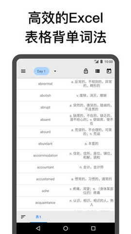 表格背单词[图1]