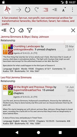 ao3官方网站截图3