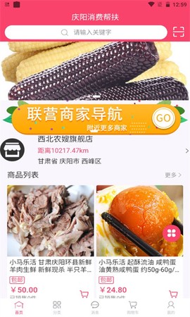 庆阳消费帮扶截图1
