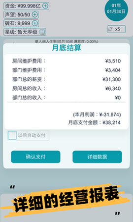 模拟经营大酒店截图3