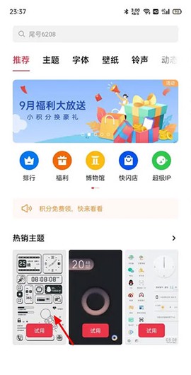 OPPO主题商店旧版本截图1