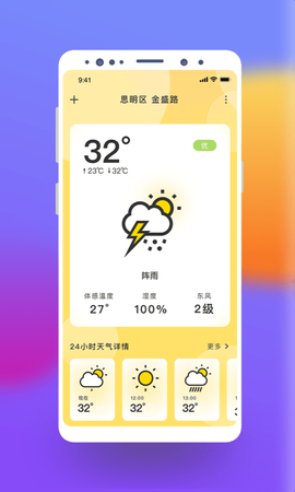 极简桌面天气[图1]