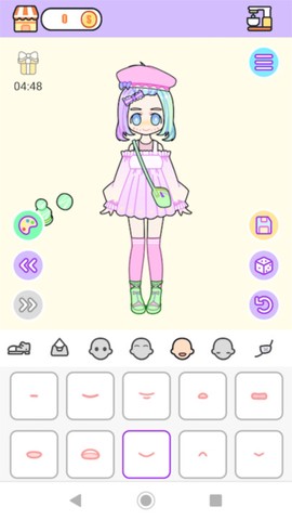 粉彩女孩换装软件截图1