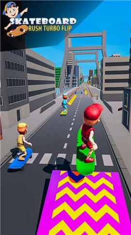 儿童滑板酷跑截图1
