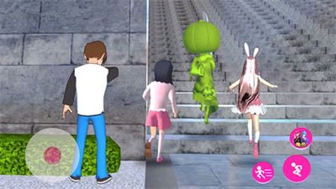 樱花女孩大战吸血鬼截图3