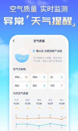 时刻天气预报精灵截图2