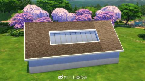 模拟人生4如何盖天窗