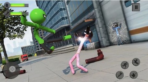 蜘蛛人大战钢铁英雄3D图3