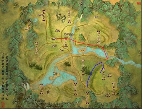 剑网3怎么去风雨稻香村[图2]
