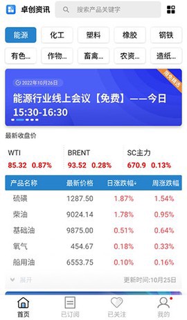 卓创资讯截图2