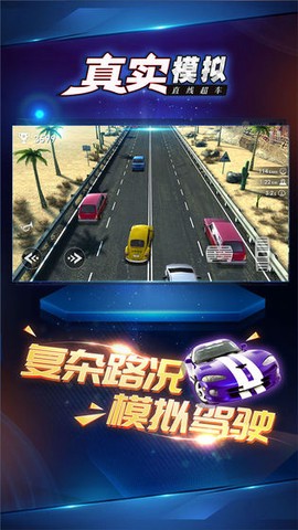 真实模拟直线超车截图1