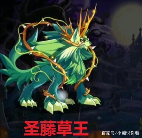 洛克王国怎么打圣藤草王