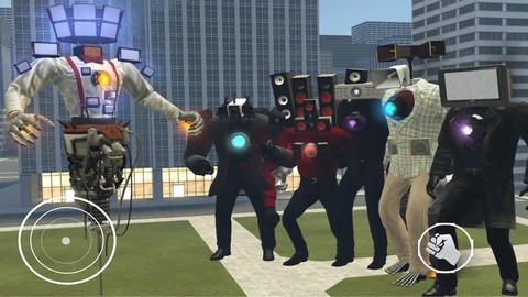 马桶人乱斗监控人截图2