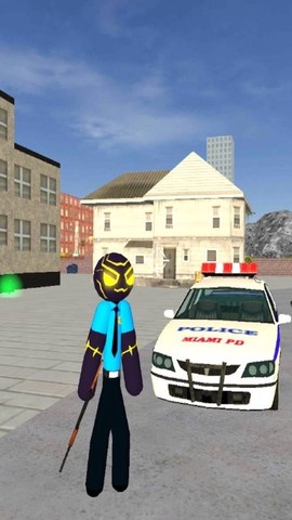 火柴人绳索英雄：黑豹警官截图3