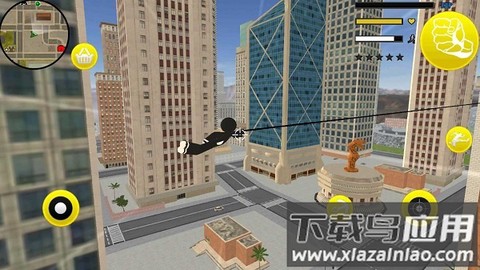 黑蜘蛛火柴人绳索英雄截图3