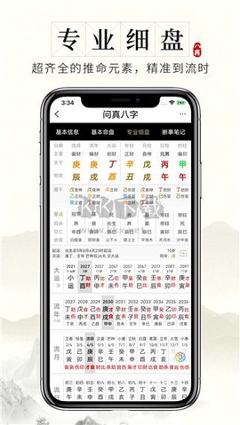 问真八字排盘[图3]